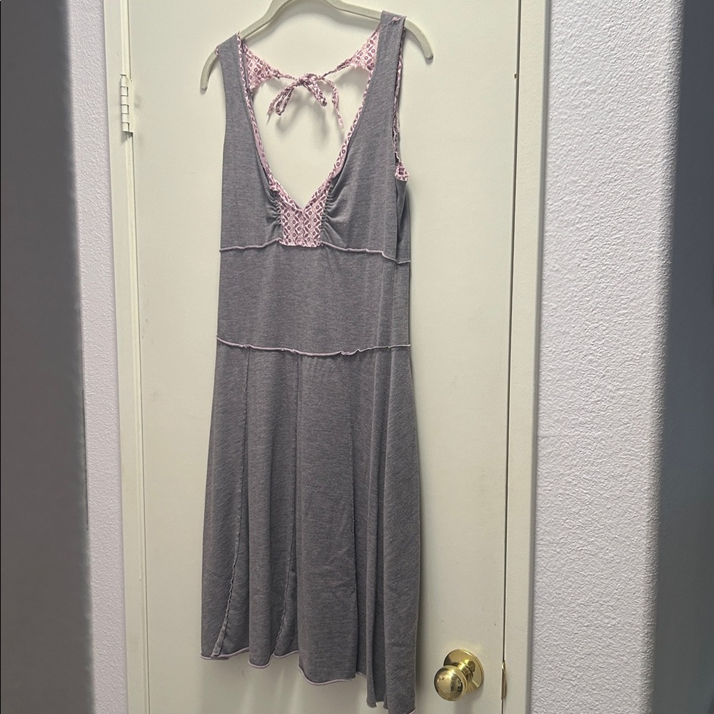 Free People Lavender gray dress vintage medium